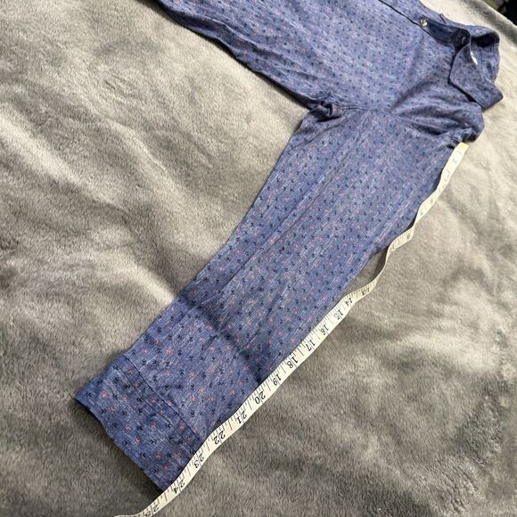 Johnnie-O Mens Large Shirt Blue Featherweight‎ Long Sleeve Button Down - Picture 6 of 6